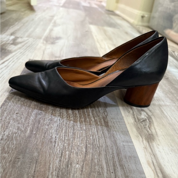 Sarto A-Rita Black Leather Women's Pump 8‎ - Picture 1 of 8